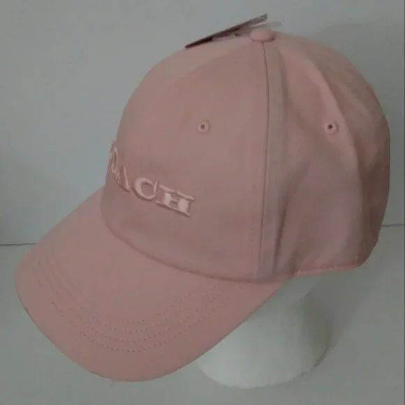 SOLD SOLD SOLD SOLD Coach Pink Adjustable Baseball Hat - Picture 2 of 9